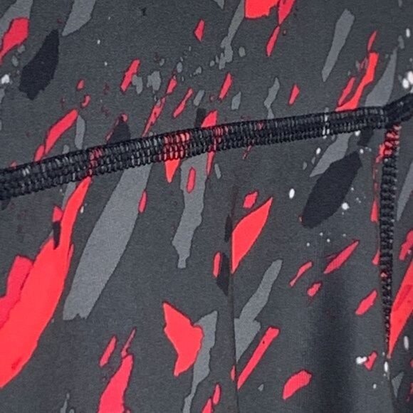 Adidas Women’s Black Red Cropped Climalite Leggings Size Small - Picture 8 of 9